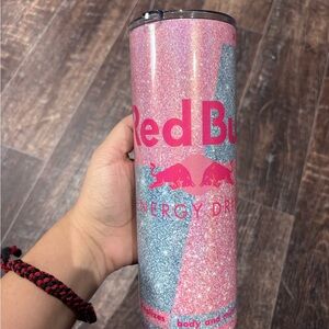 Pink and Silver Tumbler